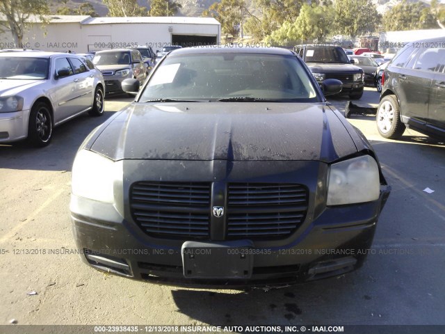 2D4FV47T17H702128 - 2007 DODGE MAGNUM SE BLACK photo 6