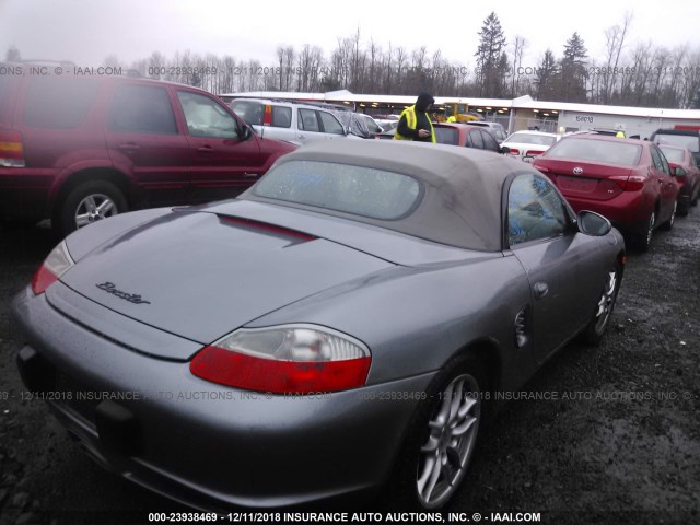 WP0CA29863U620444 - 2003 PORSCHE BOXSTER SILVER photo 4