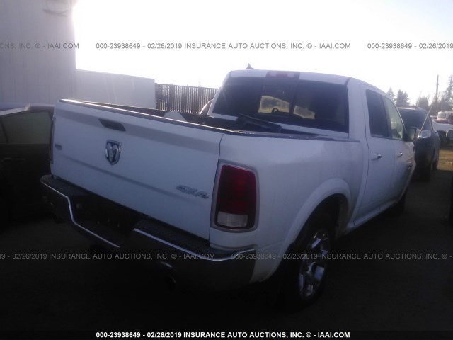 1C6RR7NTXHS702391 - 2017 RAM 1500 LARAMIE WHITE photo 4