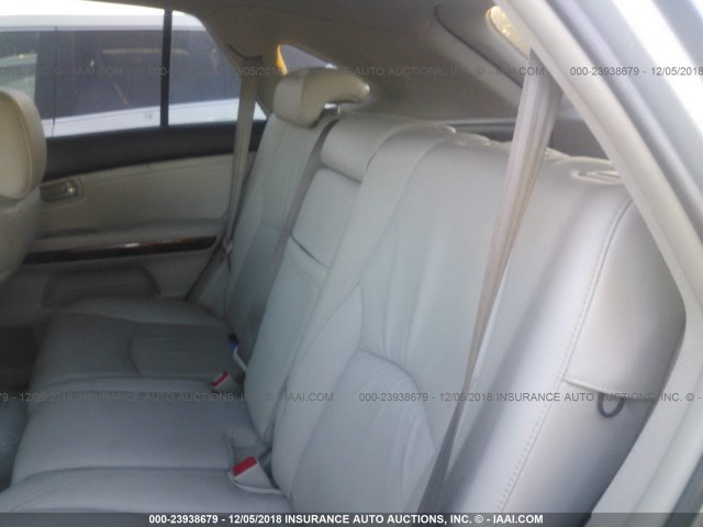 2T2HA31U16C098856 - 2006 LEXUS RX 330 SILVER photo 8