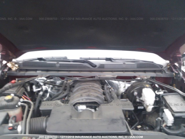 1GCVKREC2HZ248250 - 2017 CHEVROLET SILVERADO K1500 LT BURGUNDY photo 10