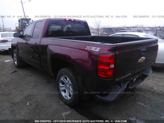 1GCVKREC2HZ248250 - 2017 CHEVROLET SILVERADO K1500 LT BURGUNDY photo 3