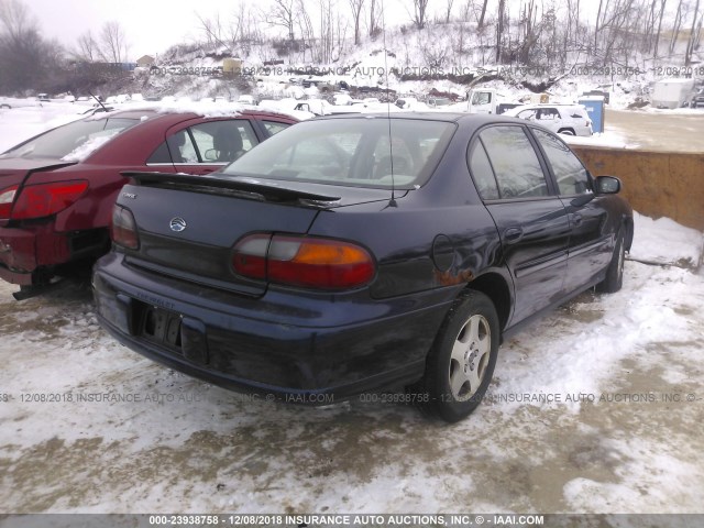 1G1ND52F24M653137 - 2004 CHEVROLET CLASSIC BLUE photo 4