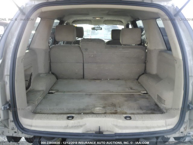 1FMEU62E26ZA23138 - 2006 FORD EXPLORER XLS BROWN photo 8