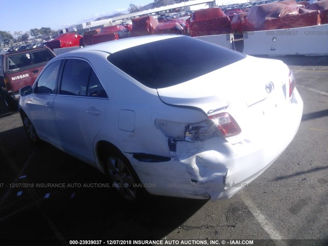 4T4BE46K09R090302 - 2009 TOYOTA CAMRY SE/LE/XLE 白色 照片 3