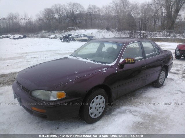 4T1BG12K0TU659066 - 1996 TOYOTA CAMRY DX/LE/XLE MAROON photo 2