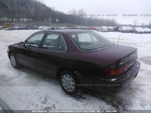 4T1BG12K0TU659066 - 1996 TOYOTA CAMRY DX/LE/XLE MAROON photo 3