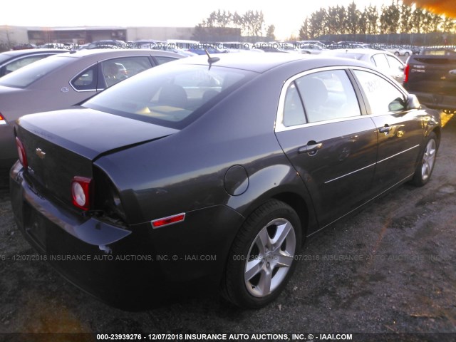 1G1ZB5E12BF344342 - 2011 CHEVROLET MALIBU LS ნაცრისფერი ფოტო 4