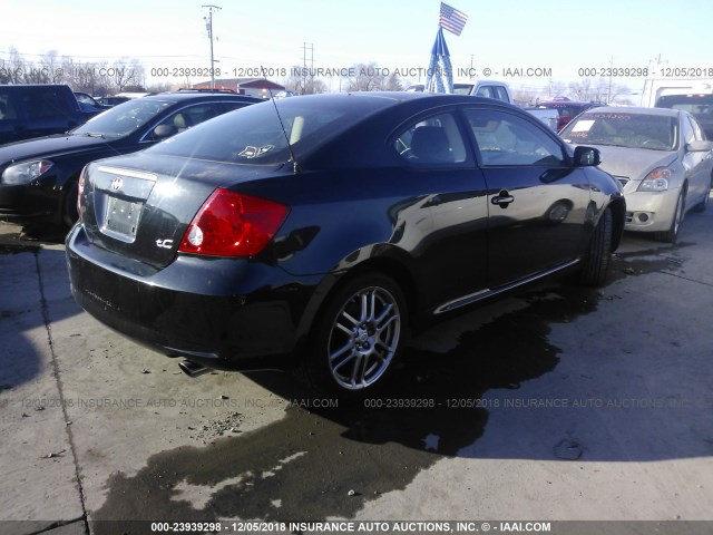 JTKDE177770157572 - 2007 TOYOTA SCION TC 黑色 照片 4