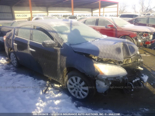 3N1AB7AP5EY234024 - 2014 NISSAN SENTRA S/SV/SR/SL 黑色 照片 1