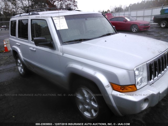 1J8HG58256C214788 - 2006 JEEP COMMANDER LIMITED SILVER photo 1