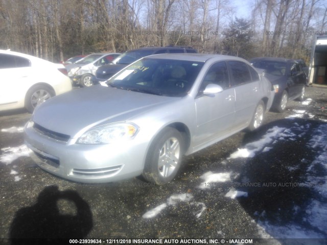 2G1WB5E39E1181625 - 2014 CHEVROLET IMPALA LIMITED LT SILVER photo 2