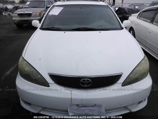 4T1BE32K05U384254 - 2005 TOYOTA CAMRY LE/XLE/SE WHITE photo 6
