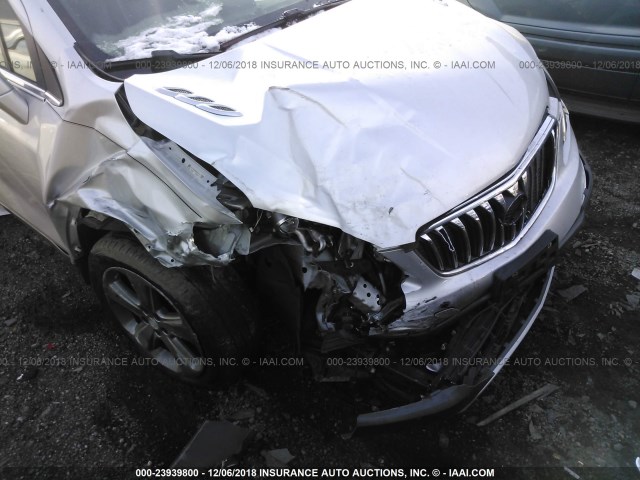 KL4CJCSB0DB095156 - 2013 BUICK ENCORE SILVER photo 6