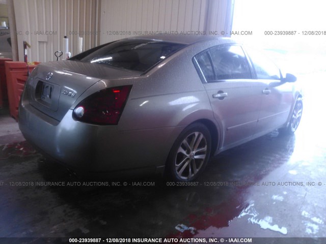 1N4BA41E96C816211 - 2006 NISSAN MAXIMA SE/SL TAN photo 4