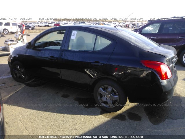 3N1CN7AP9CL811437 - 2012 NISSAN VERSA S/SV/SL BLACK photo 3