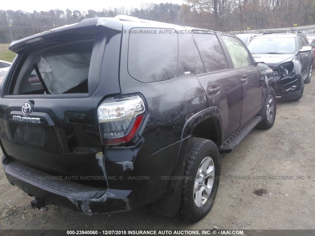 JTEZU5JR9E5075212 - 2014 TOYOTA 4RUNNER SR5/LIMITED BLACK photo 4