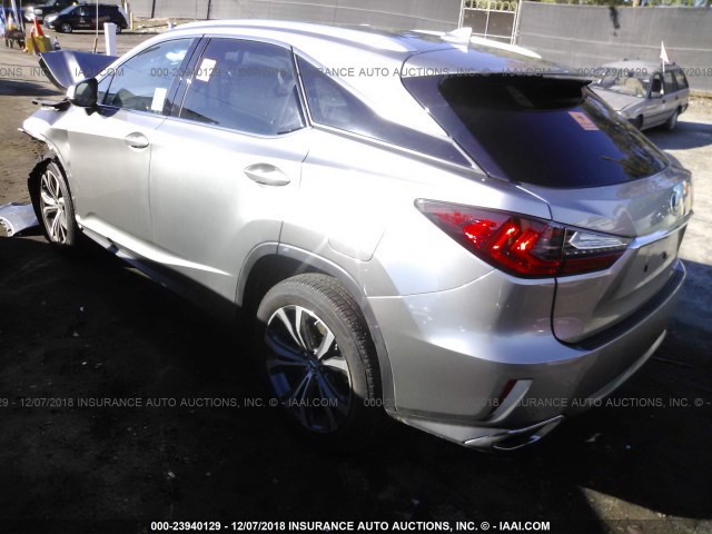 2T2ZZMCA9HC092604 - 2017 LEXUS RX 350/BASE/F SPORT GRAY photo 3