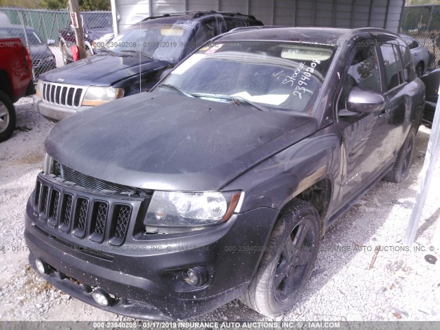 1C4NJCEB5FD436648 - 2015 JEEP COMPASS LATITUDE GRAY photo 2