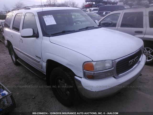 1GKEK13T61J111258 - 2001 GMC YUKON WHITE photo 1