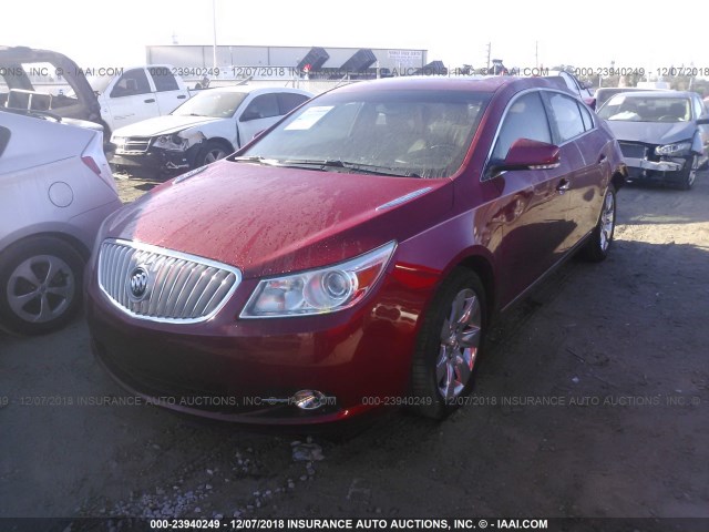 1G4GF5G39CF294778 - 2012 BUICK LACROSSE PREMIUM RED photo 2