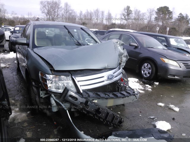 1FAHP24W48G108350 - 2008 FORD TAURUS SEL GREEN photo 1