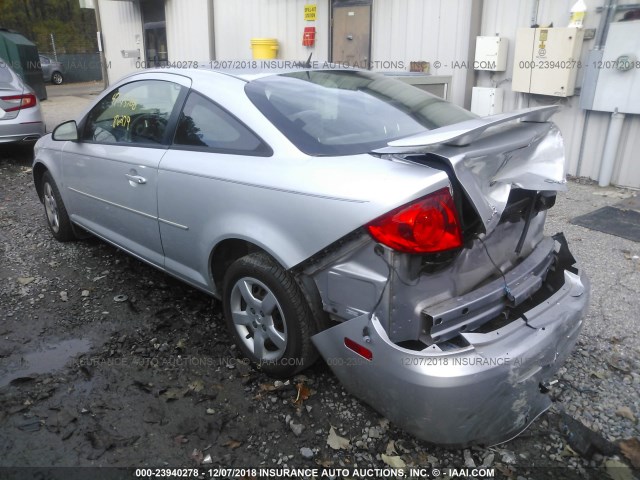 1G2AL18H097234708 - 2009 PONTIAC G5 SILVER photo 3