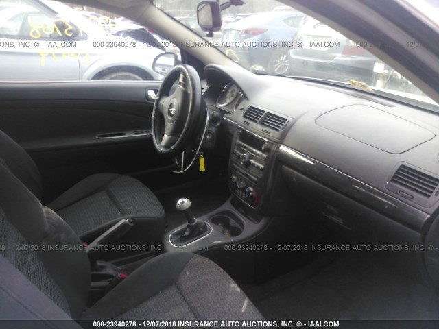 1G2AL18H097234708 - 2009 PONTIAC G5 SILVER photo 5