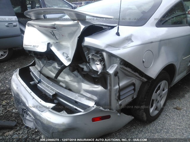 1G2AL18H097234708 - 2009 PONTIAC G5 SILVER photo 6