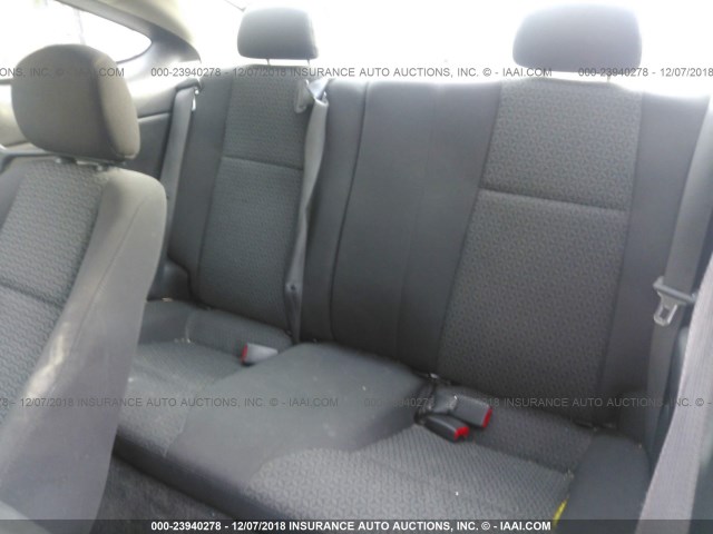 1G2AL18H097234708 - 2009 PONTIAC G5 SILVER photo 8