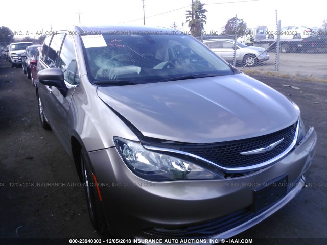 2C4RC1CG6HR536904 - 2017 CHRYSLER PACIFICA LX BROWN photo 1