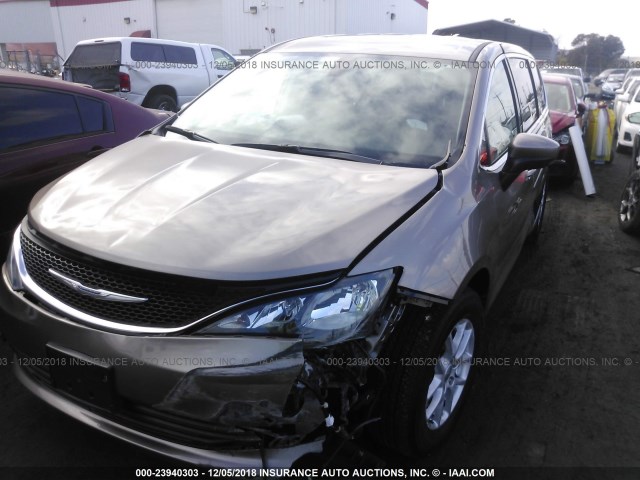 2C4RC1CG6HR536904 - 2017 CHRYSLER PACIFICA LX BROWN photo 2