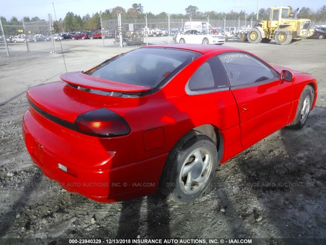 JB3AM54J9RY009921 - 1994 DODGE STEALTH R/T LUXURY RED photo 4