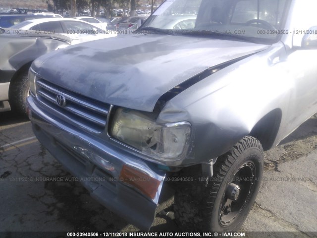 JT4TN14D1T0017914 - 1996 TOYOTA T100 XTRACAB SR5 BLUE photo 6