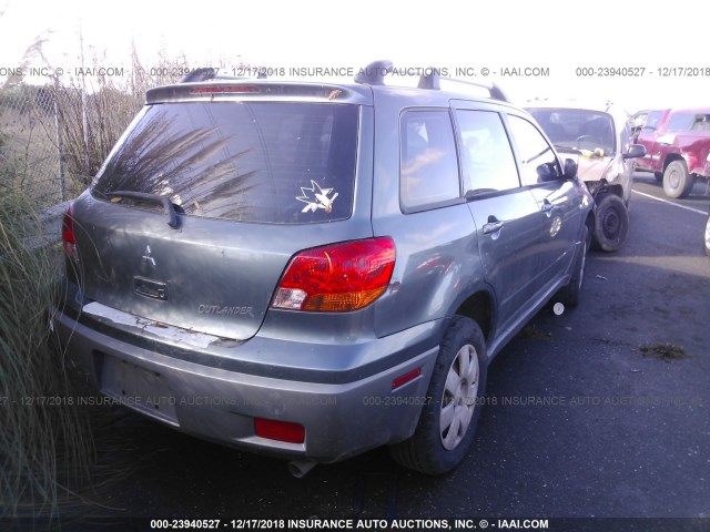 JA4LX31G13U033425 - 2003 MITSUBISHI OUTLANDER LS GRAY photo 4