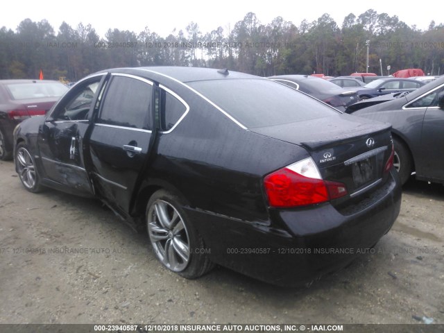 JNKAY01E48M602443 - 2008 INFINITI M35 SPORT BLACK photo 3