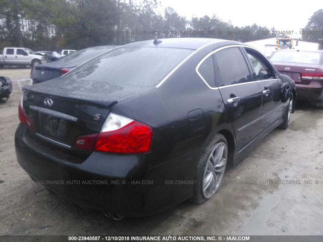 JNKAY01E48M602443 - 2008 INFINITI M35 SPORT BLACK photo 4