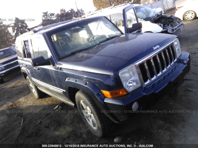 1J8HG58N66C164591 - 2006 JEEP COMMANDER LIMITED BLUE photo 1