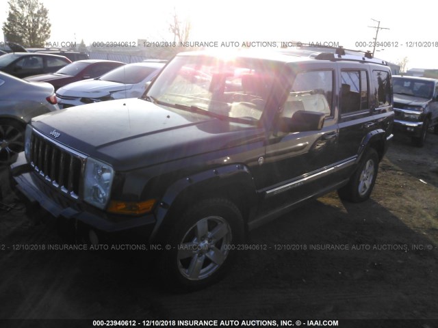 1J8HG58N66C164591 - 2006 JEEP COMMANDER LIMITED BLUE photo 2