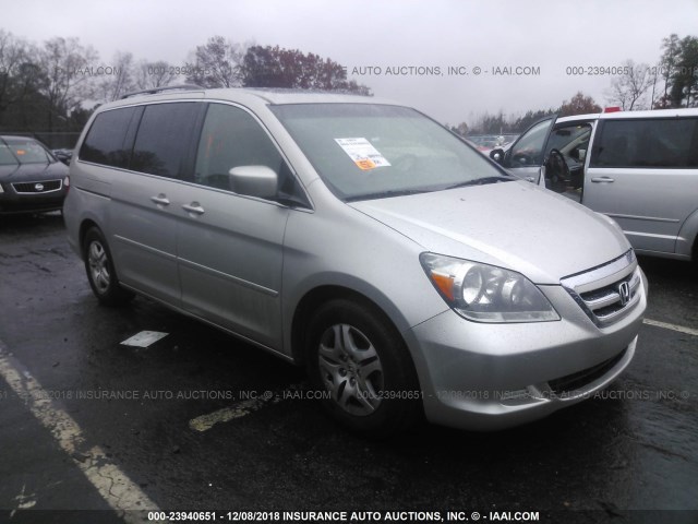 5FNRL38726B454777 - 2006 HONDA ODYSSEY EXL SILVER photo 1