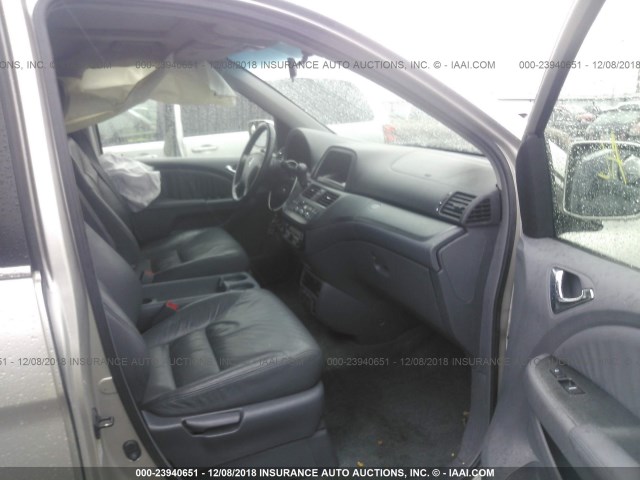 5FNRL38726B454777 - 2006 HONDA ODYSSEY EXL SILVER photo 5