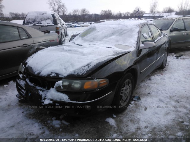 1G2HX54K814244162 - 2001 PONTIAC BONNEVILLE SE BLACK photo 2