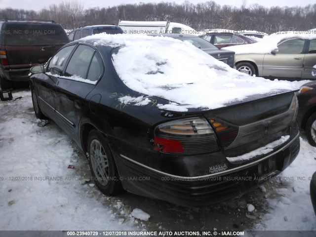 1G2HX54K814244162 - 2001 PONTIAC BONNEVILLE SE BLACK photo 3