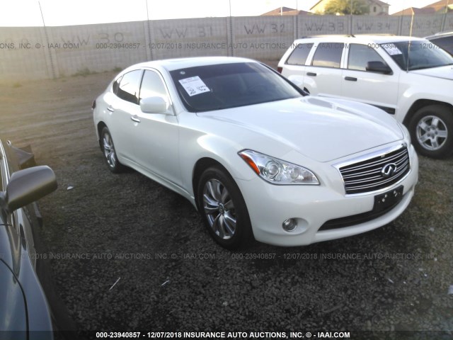 JN1BY1AR6BM376091 - 2011 INFINITI M37 X WHITE photo 1