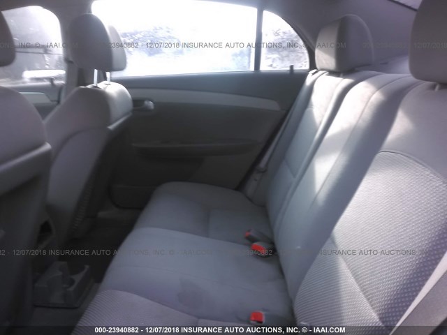 1G1ZG57B88F213710 - 2008 CHEVROLET MALIBU LS ვერცხლისფერი ფოტო 8