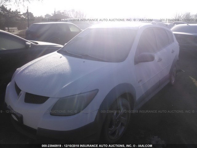 5Y2SL62804Z448889 - 2004 PONTIAC VIBE WHITE photo 2