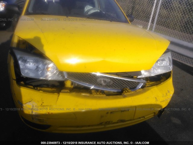1FAFP31N87W253789 - 2007 FORD FOCUS ZX3/S/SE/SES YELLOW photo 6