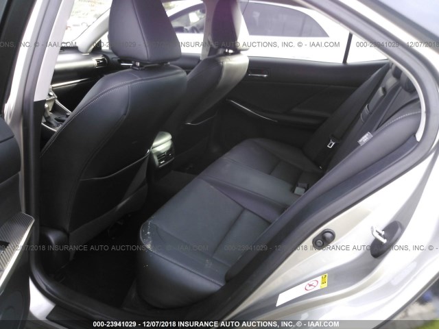 JTHBF1D24E5035156 - 2014 LEXUS IS 250 BLACK photo 8