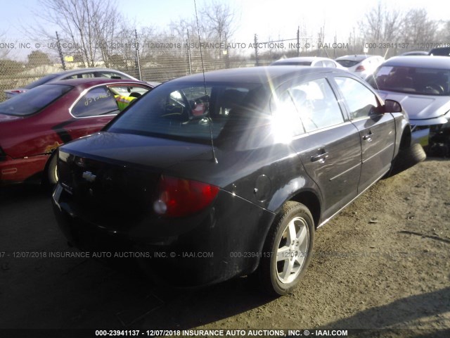 1G1AF5F59A7202677 - 2010 CHEVROLET COBALT 2LT BLACK photo 4