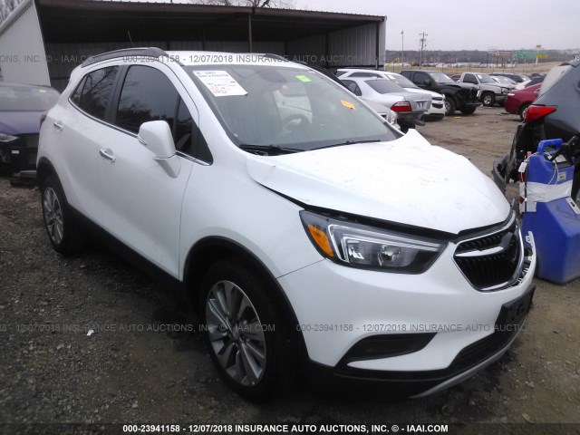 KL4CJASB7JB682809 - 2018 BUICK ENCORE PREFERRED Ақ фото 1